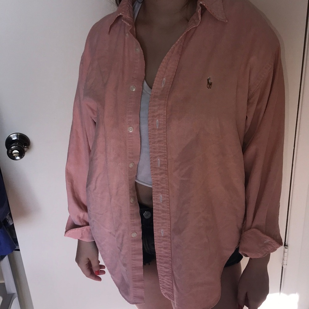 Salmon button up 🌟